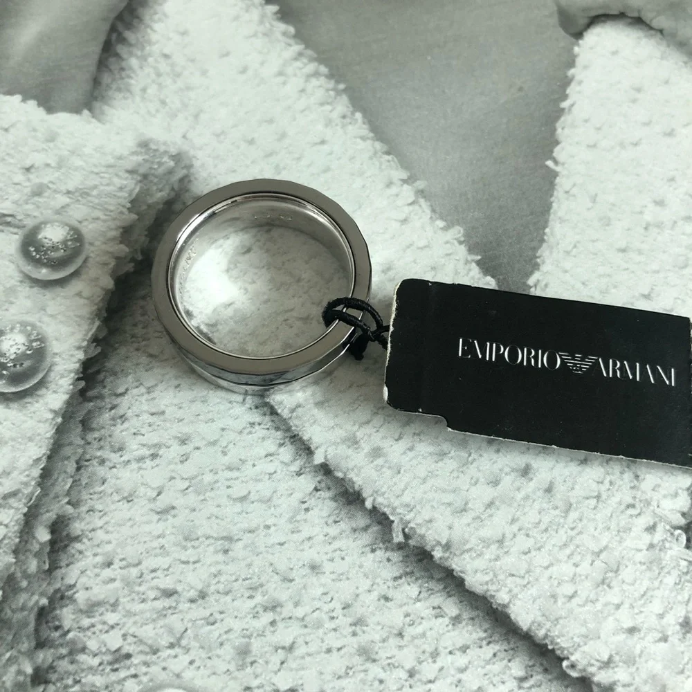 Emporio Armani Sterling Silver Ring